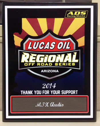 MTX Lucas Oil Off-Road Series Support recognition