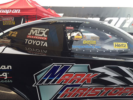 Tony Pedregon Funny Car Sponsor MTX Audio