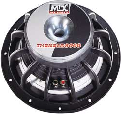 MTX 2001 Thunder8000 Subwoofer back