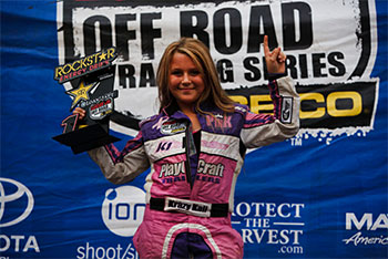 Off Road Racing - Class Winner Kali Kinsman