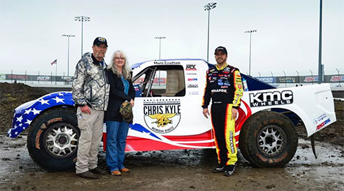 Chris Kyle's Parents with Matt Crafton