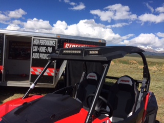 2015 RZR900 with MTX Audio Roof Front View